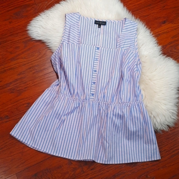 Lane Bryant Tops - Lane Bryant Striped Tank Top
